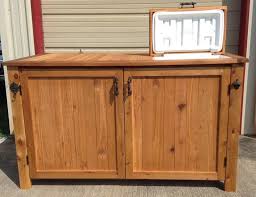 Boat Dock Storage Cabinet With Cooler Order From Our Etsy Site Above Kitchen Cabinets Wooden Cooler Kitchen Cabinet Doors