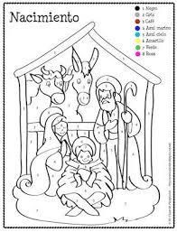 Spanish Christmas Color By Number Spanish Playground Christmas Color By Number Spanish Christmas Spanish Colors