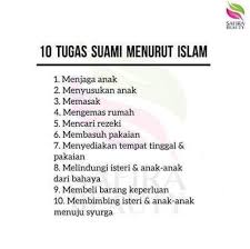 Perjalanan menempuhi kehidupan bersama semestinya harus berpandukan syariat islam. 10 Tugas Suami Menurut Islam Yanieyusuf