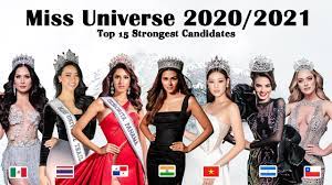 It is the largest pageant in the world in terms of live tv coverage. Top 15 Strongest Candidates Of Miss Universe 2020 2021 January Strongest Candidates Aboutmore Youtube