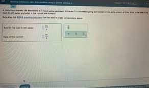 Solved Solving A Distance Rate Time Problem Using A System Chegg Com