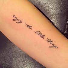 30 Cute Quote Tattoo Design Ideas Small Quote Tattoos Word Tattoos Tattoo Quotes