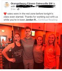 Teaching classes at 5:15 a.m., 6:15 a.m., 8:30 a.m., 9:45 a.m., and noon. I Cancelled My Orange Theory Class This Afternoon Because Of A Migraine And Look Who I Missed Working Out With I M Devastated Thebachelor