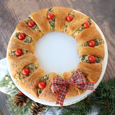 In a bowl, beat together the spinach and cream cheese add garlic, salt, onion powder, pepper, chili powder, italian seasoning and beat to combine add parmesan cheese, 1/2 cup cheddar cheese and beat to combine shape christmas tree design (see instructions above) Christmas Tree Spinach Dip Breadsticks It S Always Autumn