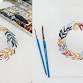 Watercolor Fall Wreath Painting Class