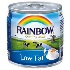 Buy Rainbow Milk Evaporated Low Fat 170 Gram Online - Shop Food Cupboard on  Carrefour Jordan