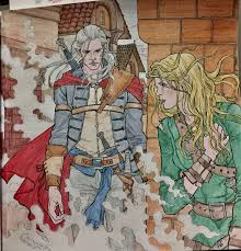 Colored By Pat Gordon Celaena Meets Rowan Throne Of Glass Throne Of Glass Books Throne Of Glass Series