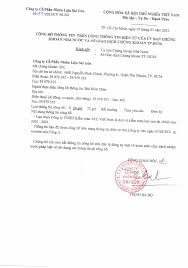 Công ty Cổ Phần Nhiên Liệu Sài Gòn - Só:79/2021/CV-NLSG