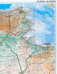 Kde leží tunisko a mapa tuniska. Afrika Alzirsko Maroko Tunisko 1 2 5mil Geograficka Skladana Mapa Www Worldmaps Sk