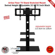 Maybe you would like to learn more about one of these? Artiss Floor Tv Stand Brakcket Mount Swivel Height Adjustable 32 To 70 Inch Black Nice N Cheap Variety Store