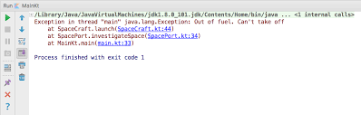 Where we write our code which might throw an exception in the try block, and if there is any exception generated, then the exception is caught in the catch block. Exceptions Raywenderlich Com