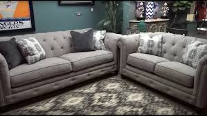 I ordered a sofa and chaise from ashley on november 15, 2020. Ashley Furniture Azlyn Sepia Tufted Sofa Loveseat 994 Review Youtube