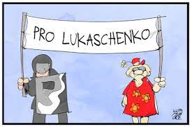 Der belarussische diktator alexander lukaschenko hat ein flugzeug gezwungen, in minsk zu landen. Pro Lukaschenko Von Kostas Koufogiorgos Politik Cartoon Toonpool