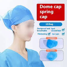 Gorro Desechable Monos Quirurgicos Descartables Gorros Desechables De  PP/SMS No Tejidos Para Médicos Con Lazo