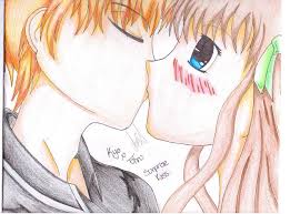 A holo polka dot laminate. Tohru And Kyo Kissing Anime Fruit Basket Fruits Basket Anime Fruits Basket Fruit Basket Anime