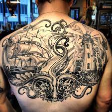 There are numerous depictions of this horrific sea monster in the body art industry but we have seen quite a few of these depictions that can be classified as common. Norse Kraken Tattoo Novocom Top