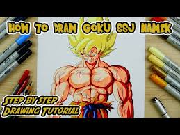 Dragon ball z drawings goku. How To Draw Goku Ssj Namek Style Drawing Tutorial 4k Dragon Ball Z How To Draw Goku à¸‚ à¸²à¸§à¸­ à¸•à¸ªà¸²à¸«à¸à¸£à¸£à¸¡à¹€à¸„à¸£ à¸­à¸‡à¸«à¸™ à¸‡