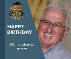 Happy birthday. Ad multos annos Mons. Charles Attard!