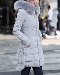 Damen Mantel Winterjacke Daunenmantel Steppjacke Mit Kapuzen Ubergangsjacke Parka Lang Amazon De Bekleidung Winterjacken Jacken Daunenmantel