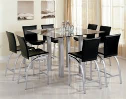 The compact designs allow you to fit any pub table and chairs in smaller spaces where traditional dining furniture won't fit. Glass Bar Height Table Off 61