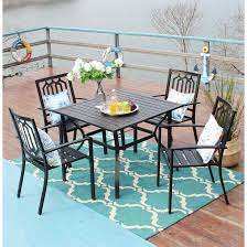 Get free shipping on qualified patio dining sets or buy online pick up in store today in the outdoors department. Red Barrel Studio Square 4 Person 37 Long Dining Set Reviews Wayfair