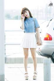 Dress pesta hitam import korea elegant. Secret Hyosung Simple And Cute Airport Fashion Wanita Ulzzang Sweaters