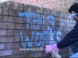 How To Remove Spray Paint From Brick With Sosafeusa Com Youtube