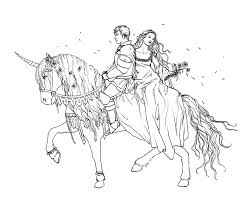 Printable fairy and unicorn coloring pages. Princess And Prince Riding A Unicorn Unicorn Coloring Pages Horse Coloring Pages Mermaid Coloring Pages