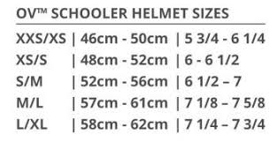 metallic schooler helmet ovation