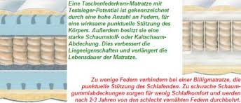 Lesen sie hier welches die besten taschenfederkernmatratzen sind & worauf sie beim kauf achten. Testsieger Im Matratzen Test