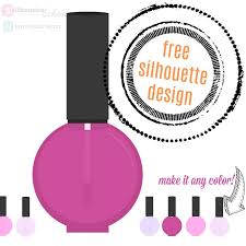 Find vectors of nail polish. Free Silhouette Design Nail Polish Bottle Silhouette School