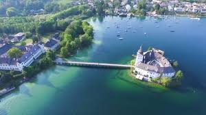 Source of photo unknown gmunden tram 2.3 mile tram with 8 stations, one of the world's smallest tram lines. Gmunden Traunsee Austria Video By C Luftklick Stock Footage 82860832