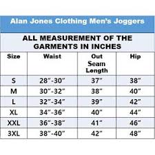 Alan Jones Clothing Mens Cotton Slim Fit Joggers