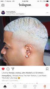 Blonde hair color for dark skin or black women. Craving More Like What You See Follow Kingdreamy Fsya Msyaye Rsrrii RiiÑ• Dyed Hair Men Men Hair Color Waves Hairstyle Men