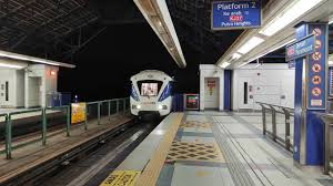 Kj line kelana jaya tracks towards taman bahagia.jpg 1,416 × 2,288; Rapidkl Kelana Jaya Line Married 4 Coach Set 90 Arriving At Taman Paramount Lrt Station Youtube