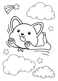 ← bull elk coloring pages ↑ animals coloring pages king cobra snake coloring pages →. Coloring Pages Black And White Cute Kawaii Hand Drawn Corgi Royalty Free Cliparts Vectors And Stock Illustration Image 143409475