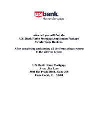 Bank locations in your area. Fillable Online Us Bank Home Mortgage Application Form Fax Email Print Pdffiller
