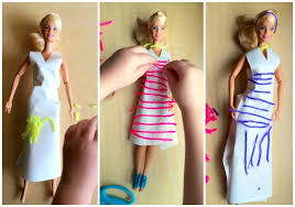 It is very easy to make this beautiful dres. How To Make Barbie Clothes With Paper Off 50
