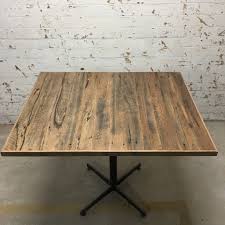 Upcycled round refinished farmhouse table. Rustic Table Tops The Timber Shack