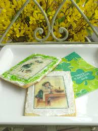 St. Patrick's Day Wafer Paper Cookies