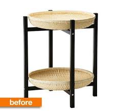 Before After Ikea Tray Table To Double Decker Cat Bed Ikea Tray Table Tray Table Cat Bed
