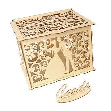 Glue gun and glue sticks Diy Wooden Wedding Card Box With Lock And Card Sign Rustic Hollow Gift Card Holder For Reception Wedding Anniversary Party Decoration Walmart Canada