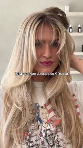 Cutting Pamela Anderson Bangs