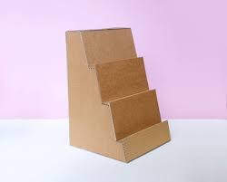 Un Presentoir En Carton Pour Disposer Des Cartes De Visite Diy Porte Cartes Presentoirs En Carton Porte Carte De Visite Porte Carte