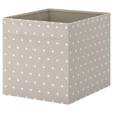 Shop with confidence on ebay! Drona Box Beige Dotted 33x38x33 Cm Ikea