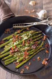Skillet Asparagus With Bacon Recipe Asparagus Bacon Cooking Asparagus On Stove Asparagus Recipe