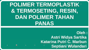 Plastik pembungkus, botol plastik, styrofoam, nilon, dan pipa paralon termasuk material yang disebut polimer. Polimer Termoplastik Termoseting Resin Dan Polimer Tahan By Astrii Sartika On Prezi Next