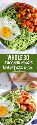 Zucchini Noodle Breakfast Bowl The Almond Eater Breakfast Bowls Paleo Recipes Breakfast Whole 30 Breakfast