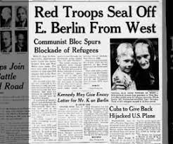 The berlin wall was a concrete barrier that divided the city from 1961 to 1989. Berlin Wall Topics On Newspapers Com