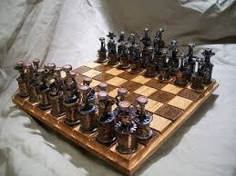 Steampunk Chess Set Chess Set Chess Chess Board